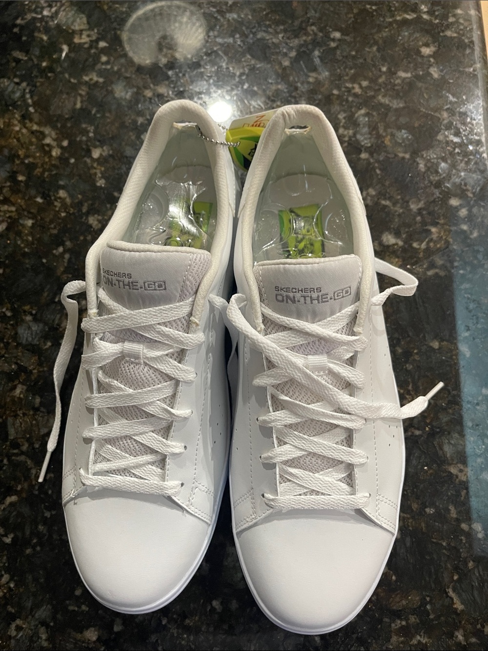 Skechers Men’s White On-The-Go Lace-Up Sneakers